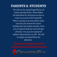 DragonFly Information for athletes 7th - 12th